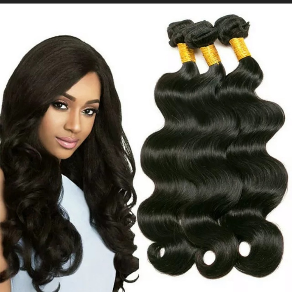 Indian Virgin Human Hair 14" Extensions Wavy